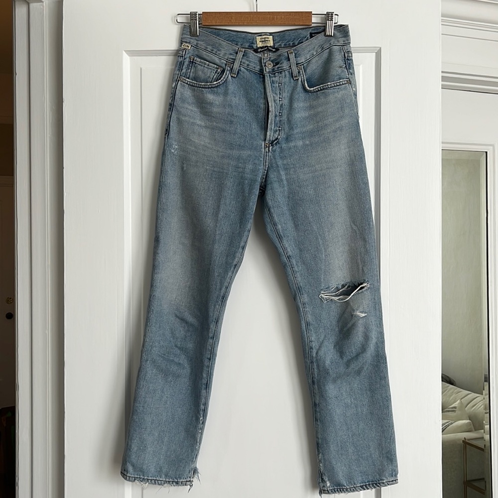 Citizens of Humanity ripped boyfriend jean